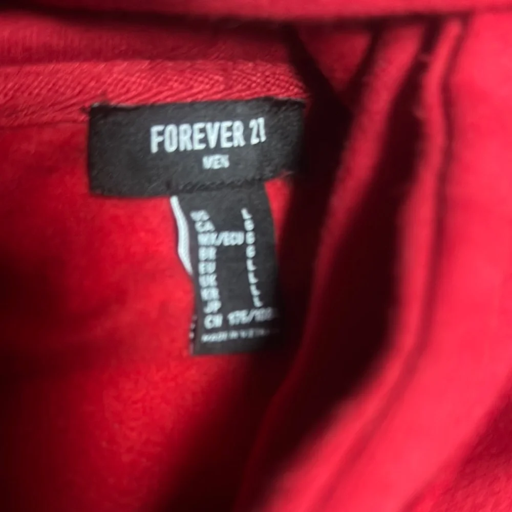 Red Teddy Bear Graphic Hoodie